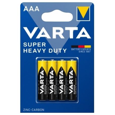 Varta Super Heavy Duty Féltartós Mikro Elem AAA B4 