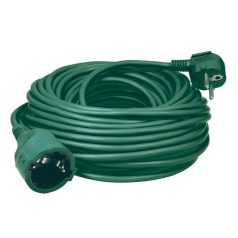   Dugós lengő hosszabbító 3x1,5mm2 vezetékkel 10m H05VV-F / Zöld (földelt)