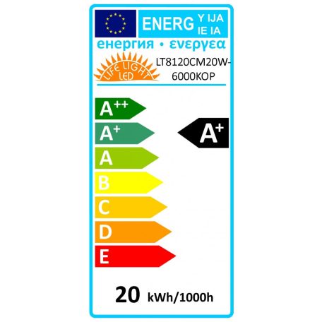LED fénycső T8 120cm 20W KözépFehér 4000K 2400 Lumen opál búra 3 év garancia