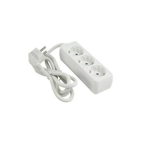 Elosztó 3-as 5m 3x1,5mm2 vezetékkel Fehér