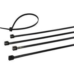 Normál kábelkötegelő 400x4,8 Fekete (25db/cs)