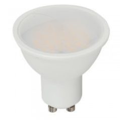   LED spot égő GU10 8W HidegFehér/6000K 800lumen tejüveg 3év garancia