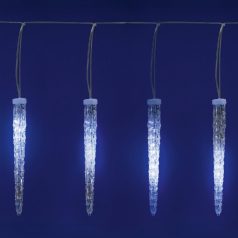   Karácsonyi LED csepegő jégcsap 10x50cm (soronként csepeg) HidegFehér IP44 2 év garancia