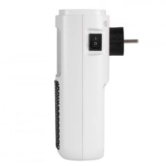   FKH 401 hordozható elektromos mini kerámia fűtőtest, 400W, elektronikus termosztát, lángeffekt, fehér