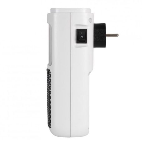 FKH 401 hordozható elektromos mini kerámia fűtőtest, 400W, elektronikus termosztát, lángeffekt, fehér