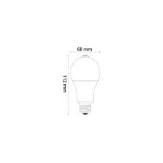   Avide Smart LED  8.8W közép fehér 4000K PIR mozgásérzékelővel