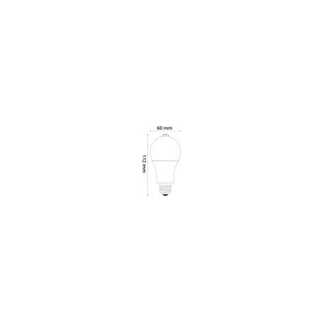 Avide Smart LED  8.8W közép fehér 4000K PIR mozgásérzékelővel