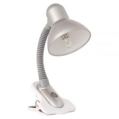 Kanlux SUZI asztali lámpa E27 60W ezüst / csiptetős