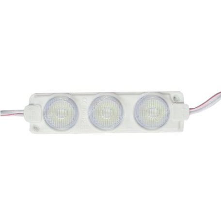 LED modul 3 LED 300lumen  12V IP65 70x20mm 2 év garancia