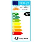 LED szalag HidegFehér beltéri 2835 60LED 5 W 6000K 600lm 2 év garancia