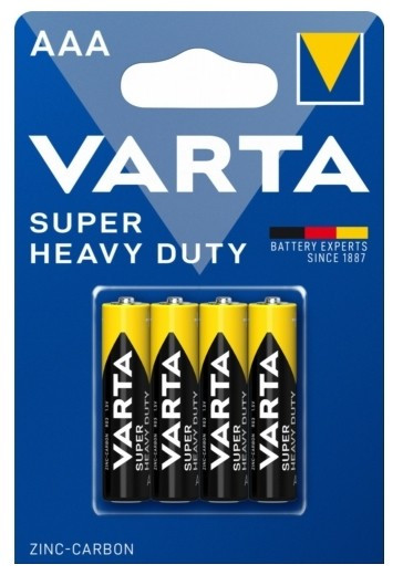  Varta Super Heavy Duty Féltartós Mikro Elem AAA B4 akciós termékkép 1