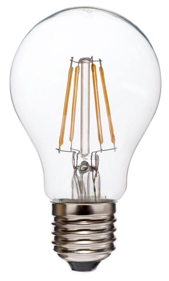  LED Filament körte 6W E27 360° KözépFehér átlátszó búra 4000 K, 700 lumen 2 év garancia akciós termékkép 1