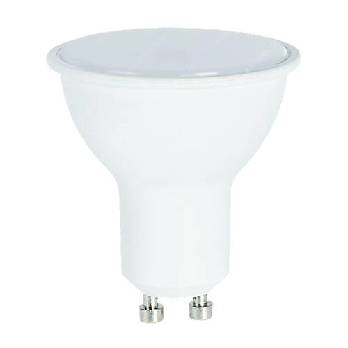 LED spot égő GU10 7W KözépFehér/4000K 120° fényerőszabályozhatós tej búra 3 év garancia