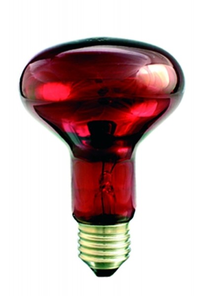  Infra melegitő izzó 50W E/27 R 63 full red akciós termékkép 1